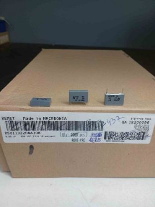 R60II3220AA30J 220NF 250V 15 0.05 KEMET POLYESTER KONDANSATÖR resmi