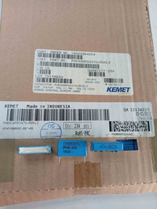 PHE426PD5470JR06L2 47NF 1000V 22.5 0.05 KEMET POLYESTER KONDANSATÖR resmi