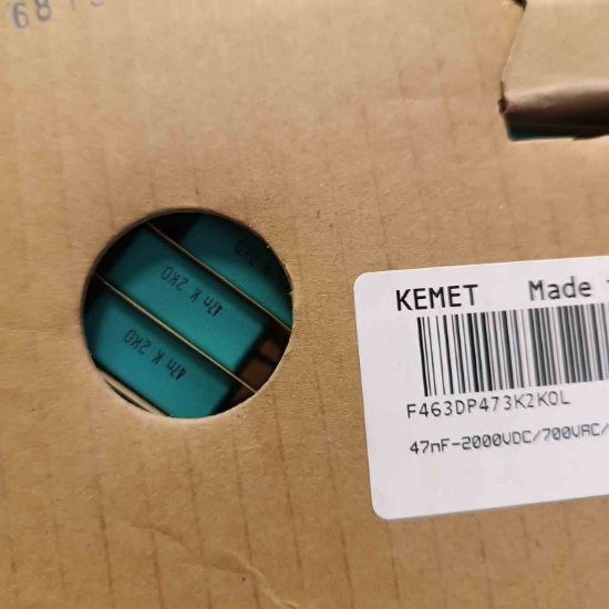 F463DP473K2K0L 47NF 2000V 22.5 0.1 KEMET POLYESTER KONDANSATÖR resmi