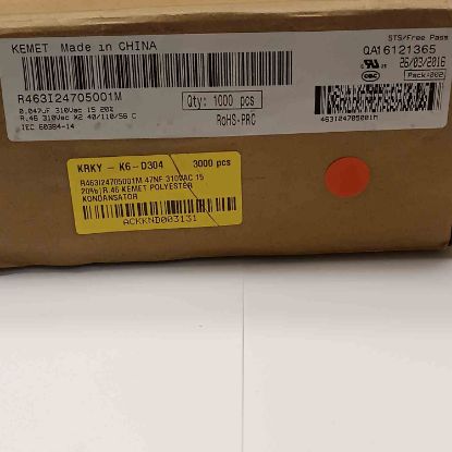 R463I24705001M 47NF 310VAC 15 20%|R.46 KEMET POLYESTER KONDANSATÖR resmi