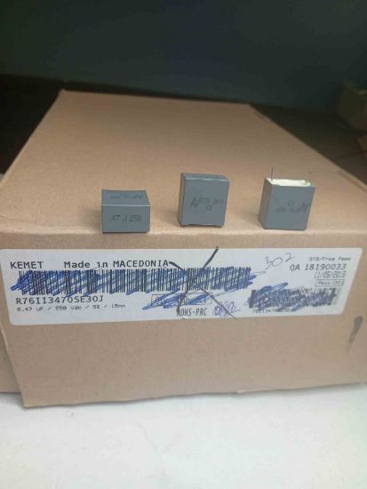 R76II3470SE30J 470NF 250V 15 0.05 KEMET POLYESTER KONDANSATÖR resmi