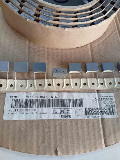 60II3680CK30J 680NF 250V 15 0.05 KEMET POLYESTER KONDANSATÖR resmi