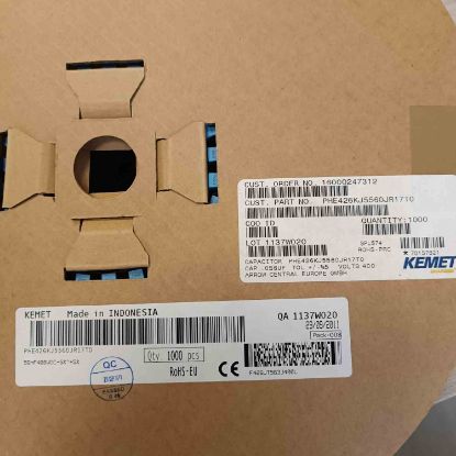 PHE426KJ5560JR17T0 56NF 400V 5 0.05 KEMET POLYESTER KONDANSATÖR resmi