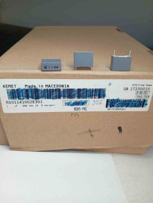 60II4100ZE30J 1MF 250V 15 0.05 KEMET POLYESTER KONDANSATÖR resmi