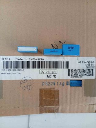 PHE426PD5680JR06L2 68NF 1000V 22.5 0.05 KEMET POLYESTER KONDANSATÖR resmi
