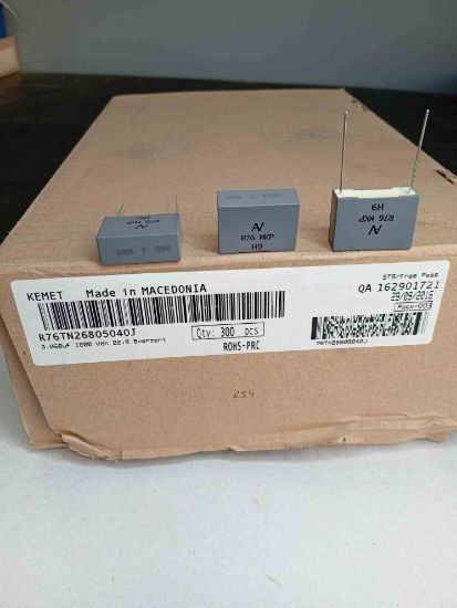 R76TN26805040J 68NF 1600V 22.5 0.05 KEMET POLYESTER KONDANSATÖR resmi