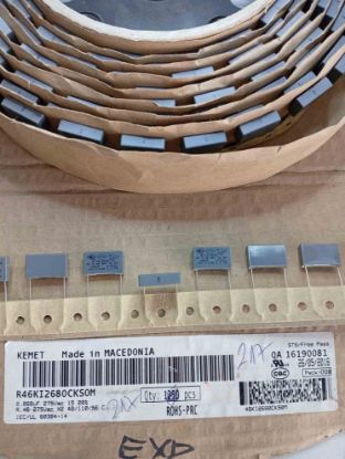 R46KI2680CKS0M 68NF 275VAC 15 0.2 KEMET POLYESTER KONDANSATÖR resmi