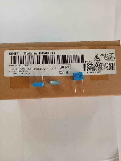 PHE841EA5100MR17 10NF 330VAC 10 0.2 KEMET POLYESTER KONDANSATÖR resmi
