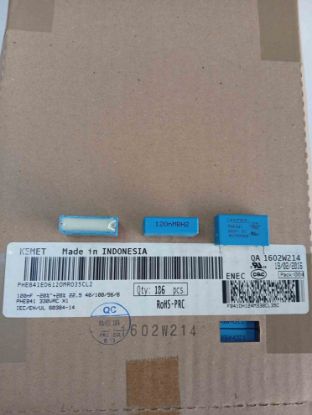 PHE841ED6120MR035CL2 120NF 330VAC 22.5 0.2 KEMET POLYESTER KONDANSATÖR resmi