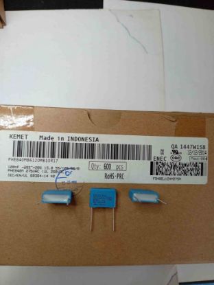 PHE840MB6120MB10R17 120NF 275VAC 15 0.2 KEMET POLYESTER KONDANSATÖR resmi