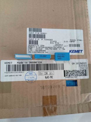 PHE450KD6120JR06L2 120NF 400V 22.5 0.05 KEMET POLYESTER KONDANSATÖR resmi