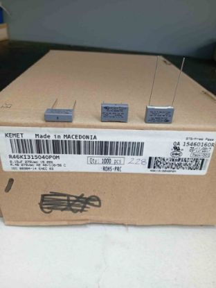 46KI315040P0M 150NF 275VAC 15 0.2 KEMET POLYESTER KONDANSATÖR resmi