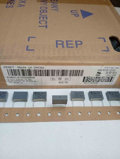 R46KI3150DQM2M 150NF 275VAC 15 20%|R.46 KEMET POLYESTER KONDANSATÖR resmi