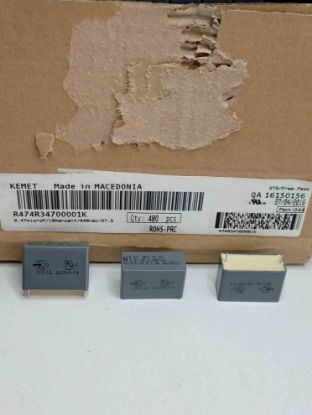 R474R34700001K 470NF 440VAC 27.5 10%|R.47 KEMET POLYESTER KONDANSATÖR resmi