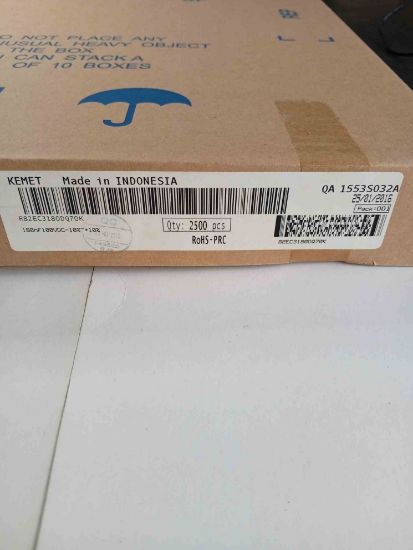 R82EC3180DQ70K 180NF 100V 5 0.1 KEMET POLYESTER KONDANSATÖR resmi