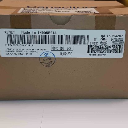 PHE840MB6100KB05R17 100NF 275VAC 15mm %10 KEMET POLYESTER KONDANSATÖR resmi