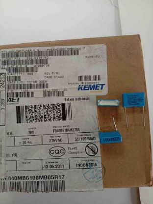 PHE840MB6100MB05R17 100NF 275VAC 15 0.2 KEMET POLYESTER KONDANSATÖR resmi