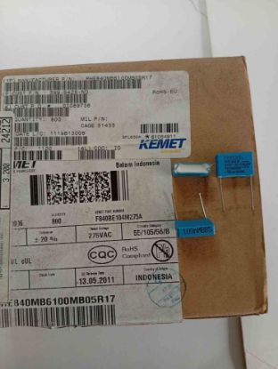 PHE840MB6100MB05R17 100NF 275VAC 15 0.2 KEMET POLYESTER KONDANSATÖR resmi