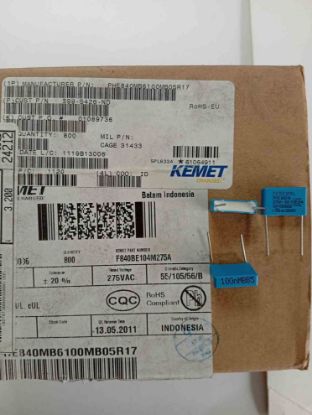 PHE840MB6100MB05R17 100NF 275VAC 15 0.2 KEMET POLYESTER KONDANSATÖR resmi