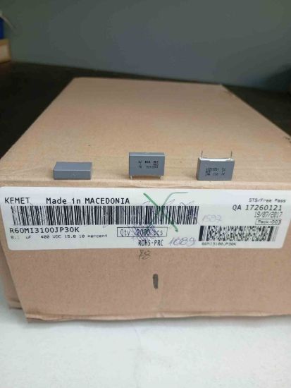 60MI3100JP30K 100NF 400V 15 0.1 KEMET POLYESTER KONDANSATÖR resmi