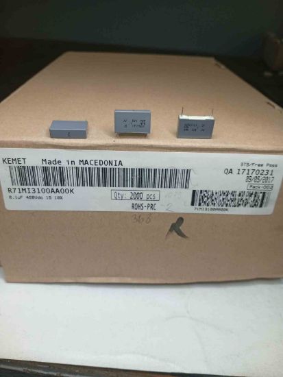 71MI3100AA00K 100NF 420V 15 0.1 KEMET POLYESTER KONDANSATÖR resmi
