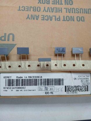 R745I1470KN00J 4.7NF 500VAC 15 0.05 KEMET POLYESTER KONDANSATÖR resmi