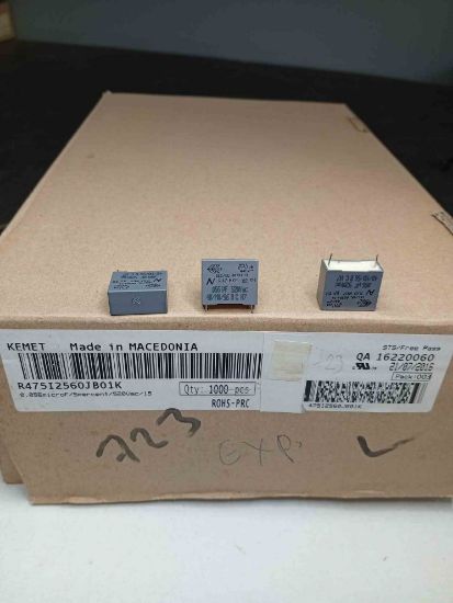 R475I2560JB01K 56NF 520VAC 15 10%|R.47 KEMET POLYESTER KONDANSATÖR resmi
