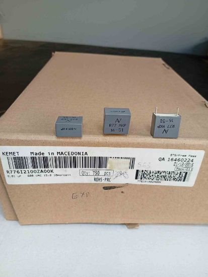 776I2100ZA00K 10NF 600VAC 15 0.1 KEMET POLYESTER KONDANSATÖR resmi