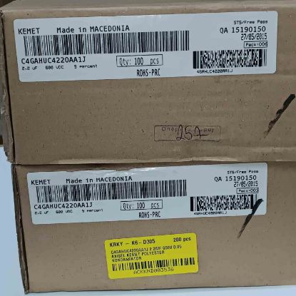 C4GAHUC4220AA1J 2.2MF 600V 0.05 AXISEL KEMET POLYESTER KONDANSATÖR resmi