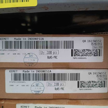 R76PD1330DQ40J 3.3NF 630V 7.5 0.05 KEMET POLYESTER KONDANSATÖR resmi
