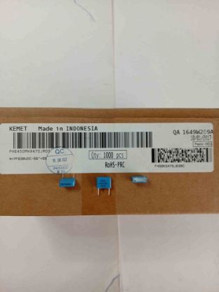 PHE450MK4470JR05 4.7NF 630V 7.5 0.05 KEMET POLYESTER KONDANSATÖR resmi