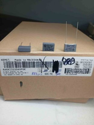 R46KI322040P0K 220NF 275VAC 15 0.1 KEMET POLYESTER KONDANSATÖR resmi