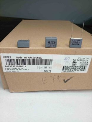 R463I322050M1K 220NF 310VAC 15 0.1 KEMET POLYESTER KONDANSATÖR resmi