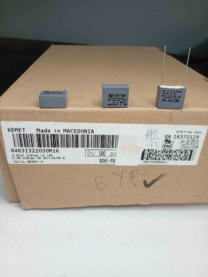 R463I322050M1K 220NF 310VAC 15 0.1 KEMET POLYESTER KONDANSATÖR resmi