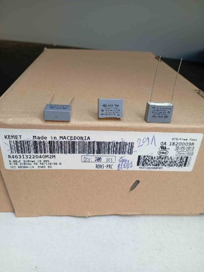 R463I322040M2M 220NF 310VAC 15 20%|R.46 KEMET POLYESTER KONDANSATÖR resmi