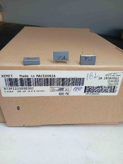 73PI2100SE00J 10NF 630V 15 0.05 KEMET POLYESTER KONDANSATÖR resmi