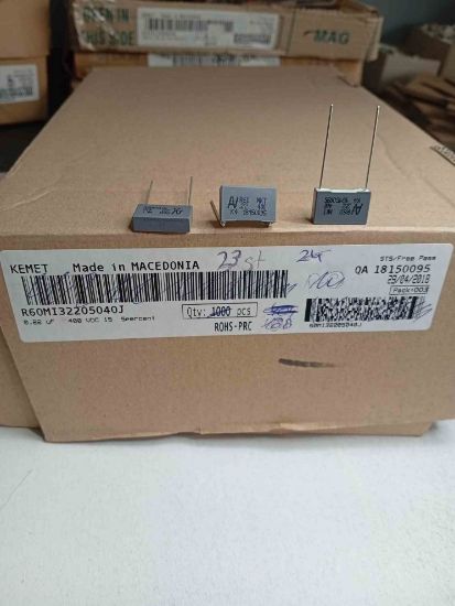 R60MI32205040J 220NF 400V 15 0.05 KEMET POLYESTER KONDANSATÖR resmi