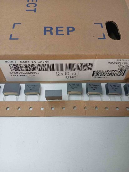 R75MI3220DQ30J 220NF 400V 15 0.05 KEMET POLYESTER KONDANSATÖR resmi