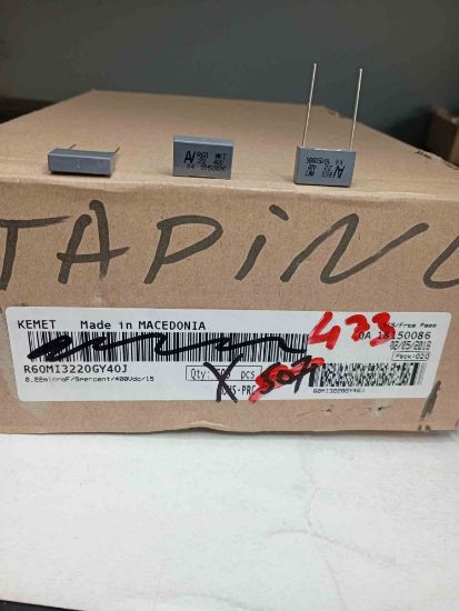 R60MI3220GY40J 220NF 400V 15 0.05 KEMET POLYESTER KONDANSATÖR resmi