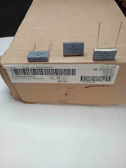 R75MN32204030J 220NF 400V 22.5 0.05 KEMET POLYESTER KONDANSATÖR resmi