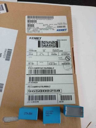 PHE450RF6270JR06L2 270NF 1600V 27.5 0.05 KEMET POLYESTER KONDANSATÖR resmi