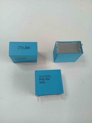 PHE450RF6270JR06L2 270NF 1600V 27.5 0.05 KEMET POLYESTER KONDANSATÖR resmi