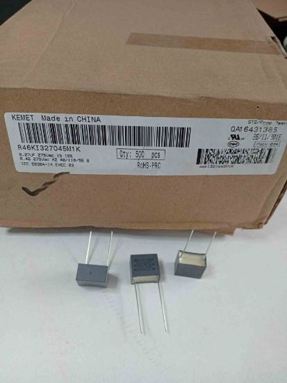 R46KI327045M1K 270NF 275VAC 15 10%|R.46 KEMET POLYESTER KONDANSATÖR resmi