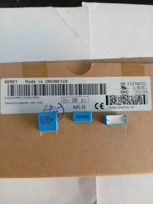 PHE840MB6330KB14R05 330NF 275VAC 15 0.1 KEMET POLYESTER KONDANSATÖR resmi