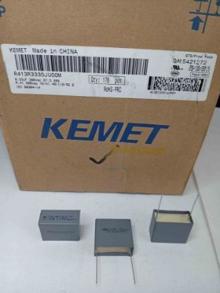 R413R3330JU00M 330NF 300VAC 27.5 20%|R.41 KEMET POLYESTER KONDANSATÖR resmi