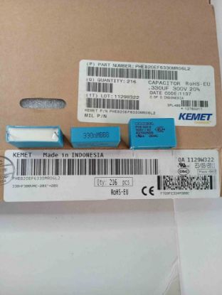 PHE820EF6330MR06L2 330NF 300VAC 27.5 0.2 KEMET POLYESTER KONDANSATÖR resmi