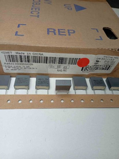 R463I3330DQ02M 330NF 310VAC 15 20%|R.46 KEMET POLYESTER KONDANSATÖR resmi