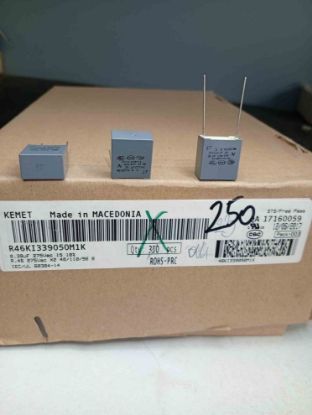 R46KI339050M1K 390NF 275VAC 15 0.1 KEMET POLYESTER KONDANSATÖR resmi