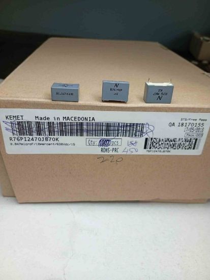 76PI2470JB70K 47NF 630V 15 0.1 KEMET POLYESTER KONDANSATÖR resmi