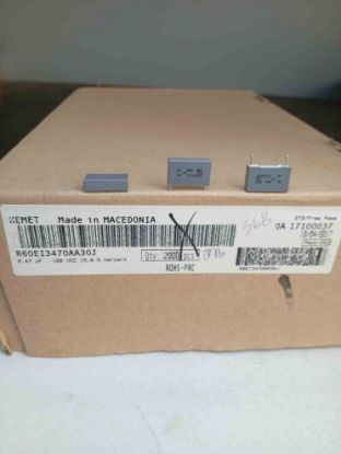 R60EI3470AA30J 470NF 100V 15 0.05 KEMET POLYESTER KONDANSATÖR resmi